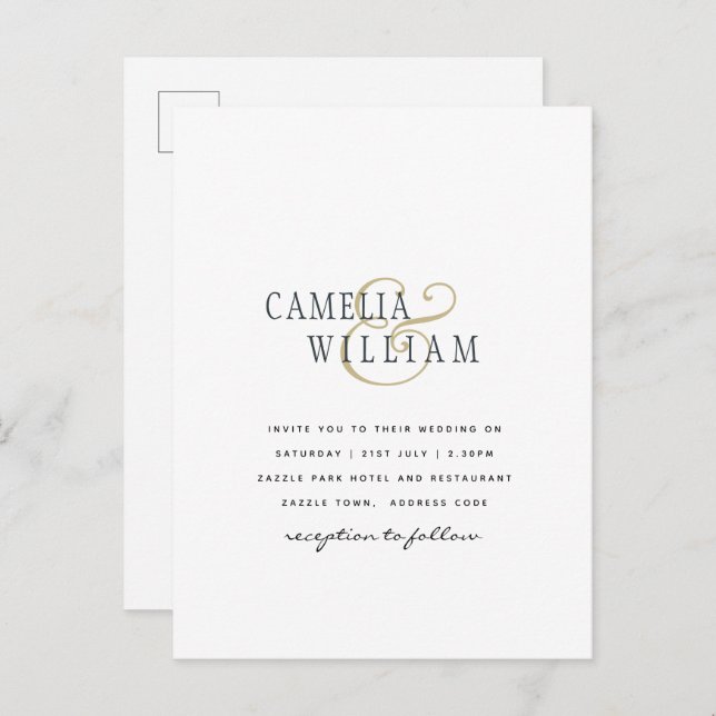 BUDGETUTTRYCKT ELLER INBJUDANDE OM Digital Downloa Vykort (Fram/baksida)