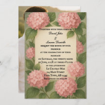 Budgetvänlig Rosa Hydrangea Photo Bröllop