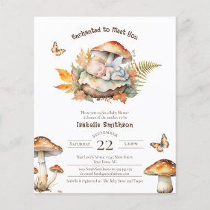 Budgetvänlig saga Fairy Fall Woodland Baby Shower