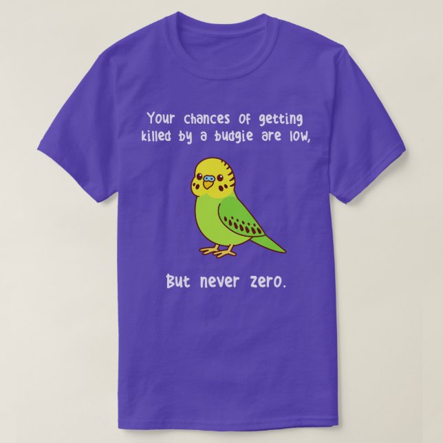 Budgie Aldrio Zero T Shirt (Design framsida)