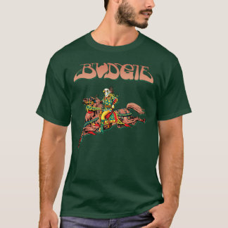Budgie Band första album 1971 vänner familj T Shirt