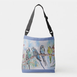 Budgie Bird Crossbody Bag Axelväska