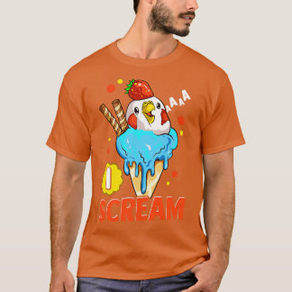 Budgie bird Glass T Shirt