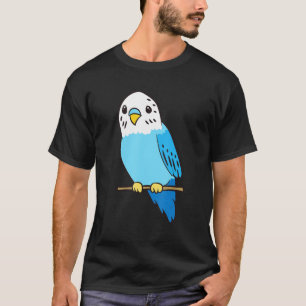 Budgie Bird Parakeet Cute Parakeet Blue T Shirt