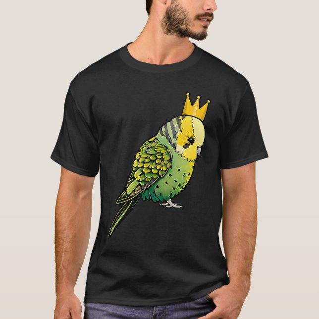 Budgie Bird Parakeet For Budgerigar Owner 1 T Shirt (Framsida)