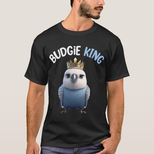 Budgie Bird Parakeet for Budgerigar Owner 3 T Shirt (Framsida)