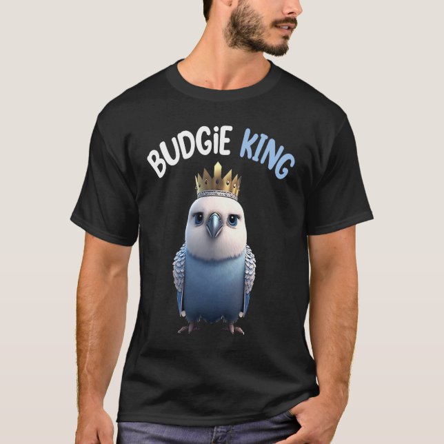 Budgie Bird Parakeet for Budgerigar Owner 3 T Shirt (Framsida)