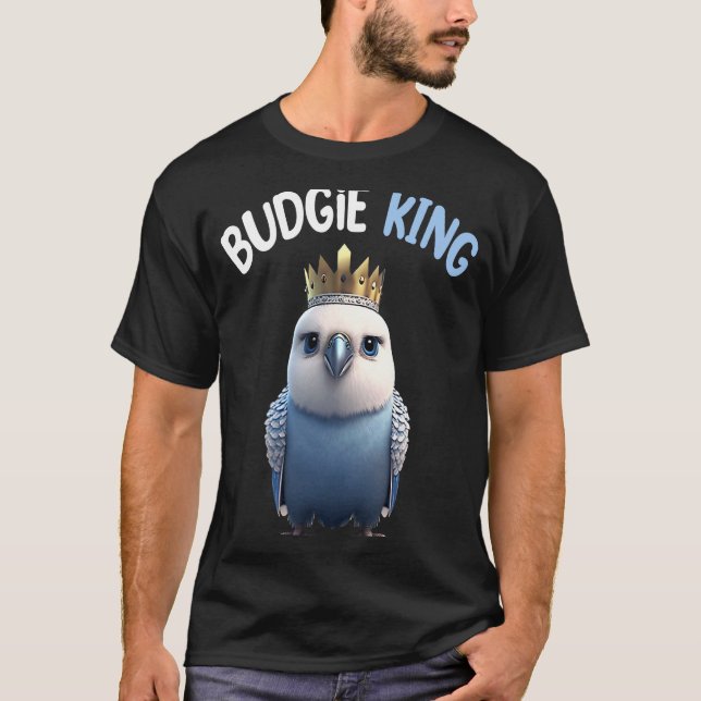 Budgie Bird Parakeet For Budgerigar Owner 3 T Shirt (Framsida)