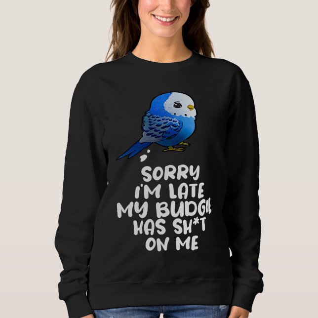 Budgie Bird Parakeet For Budgerigar Owner T Shirt (Framsida)