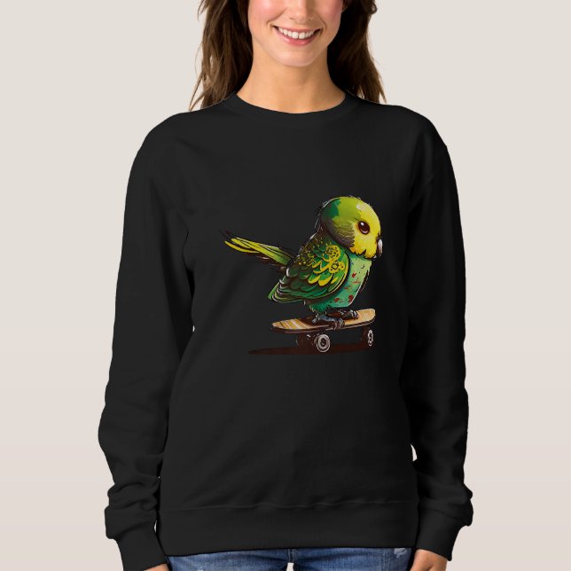 Budgie Bird Parakeet for Budgerigar Owner T Shirt (Framsida)