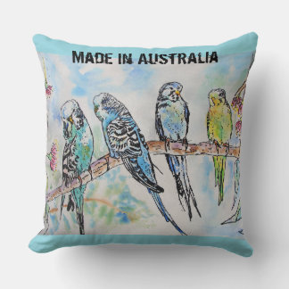 Budgie Budgerigar Bird Made In Australia T Shirt Kudde
