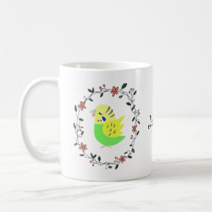 Budgie Budgerigar Parakeet Parrot Pet bird anpassn Kaffemugg