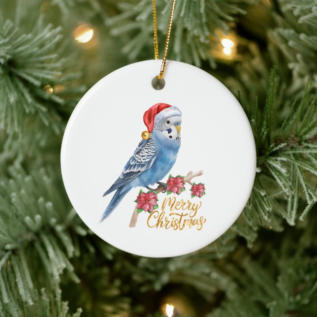 Budgie Christmas Julgransprydnad Keramik (Träd)