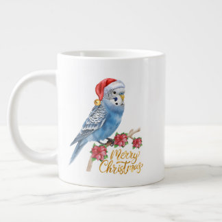 Budgie Christmas Jumbo Mugg