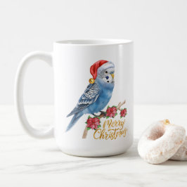 Budgie Christmas Kaffemugg