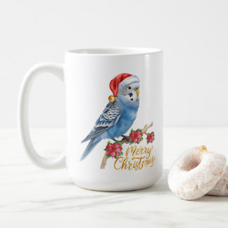 Budgie Christmas Kaffemugg