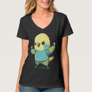 Budgie Dabbing Budgerigar Parakeet Bird Dab Dance T Shirt