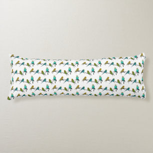 Budgie Frenzy Kroppskudde (välj färg)
