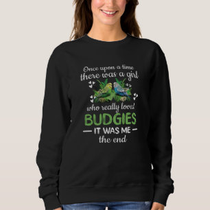 Budgie Girl presenterar Budgie Älskare Parakeet B T Shirt