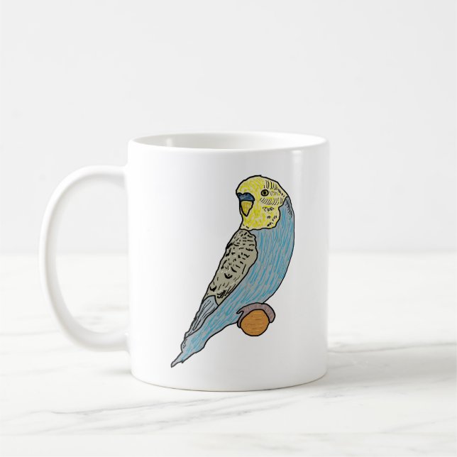 Budgie Kaffemugg (Vänster)
