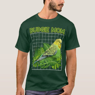 Budgie Mamma Bird älskare Aviary Birds Owner boy v T Shirt