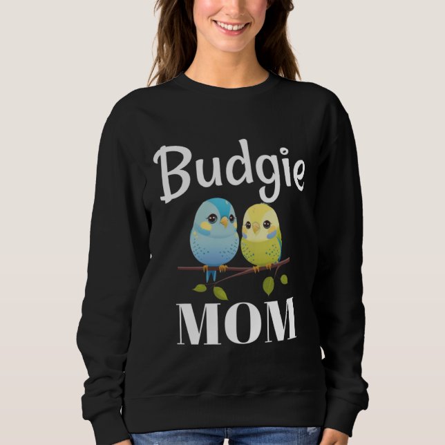 Budgie Mamma Budgerigar Parakeet Bird 97 T Shirt (Framsida)