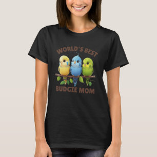 Budgie Mamma Budgerigar Parakeet Bird Pullover Hoo T Shirt