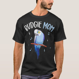 Budgie Mamma Parakeet Budgerigar Womens Funny T Shirt