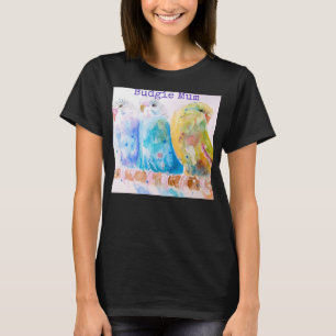 Budgie Mamma Undulat Kvinnors T Shirt