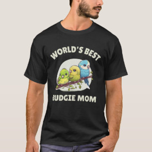 Budgie Mamma Undulat papegoja Fågel 47 T Shirt