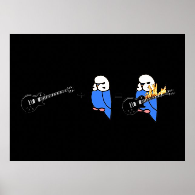 Budgie Math Poster (Framsidan)