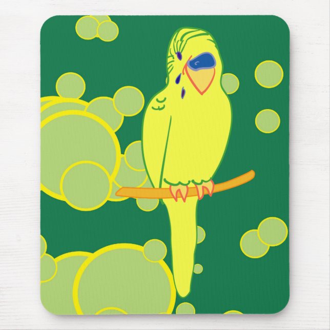 Budgie Mousepad Musmatta (Framsidan)