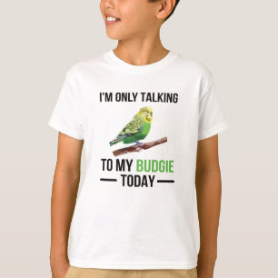 Budgie Owner Budgie Älskare Parakeet Bird Budgeri T Shirt