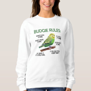 Budgie Owner Budgie Älskare Parakeet Bird Budgeri T Shirt