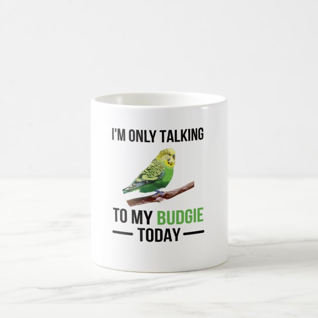 Budgie Owner Budgie Älskare Parakeet Bird Budgerig Kaffemugg (Center)