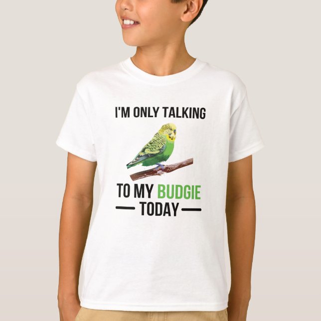 Budgie Owner Budgie Älskare Parakeet Bird Budgerig T Shirt (Framsida)