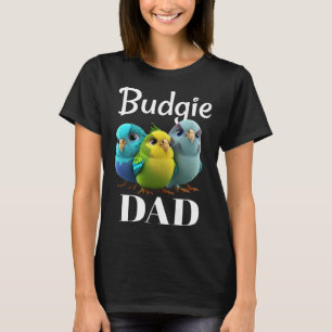 Budgie Pappa Budgerigar Parakeet Bird Pullover Hoo T Shirt