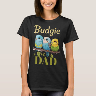 Budgie Pappa Undulat Liten papegoja Fågel 26 T Shirt