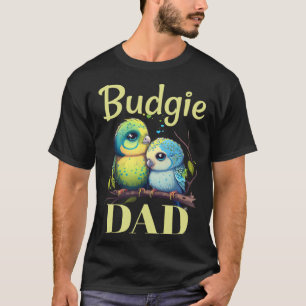 Budgie Pappa Undulat Papegoja Fågel 9 T Shirt