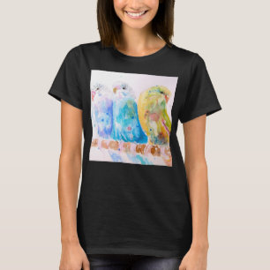 Budgie Parakeet Budgerigar Budgies Dam T Shirt