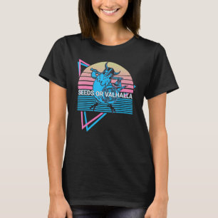Budgie Parakeet Retro Seeds eller Valhalla T Shirt