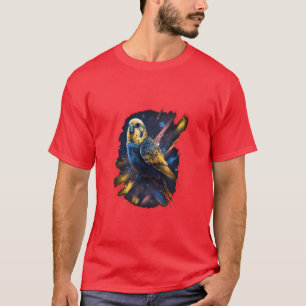 Budgie Space Budgerigar Parakeet Bird-vänner T Shirt