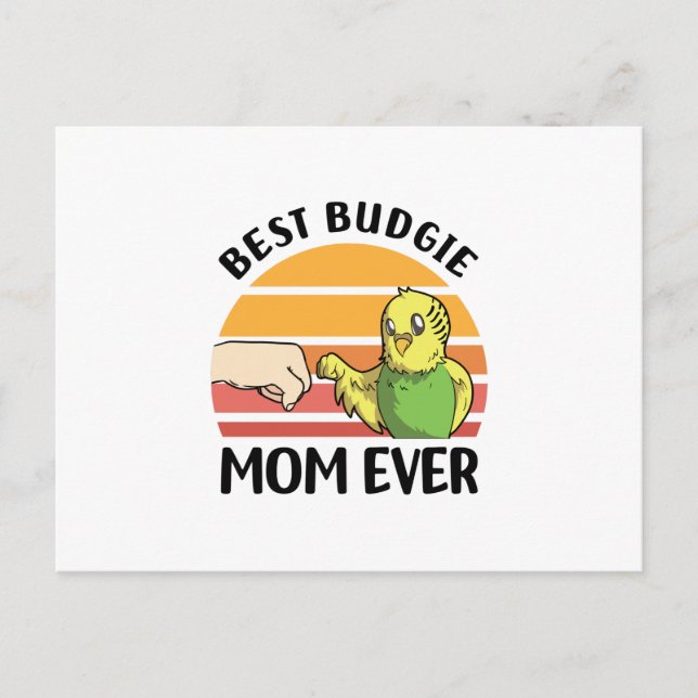 budgie vykort (Framsida)