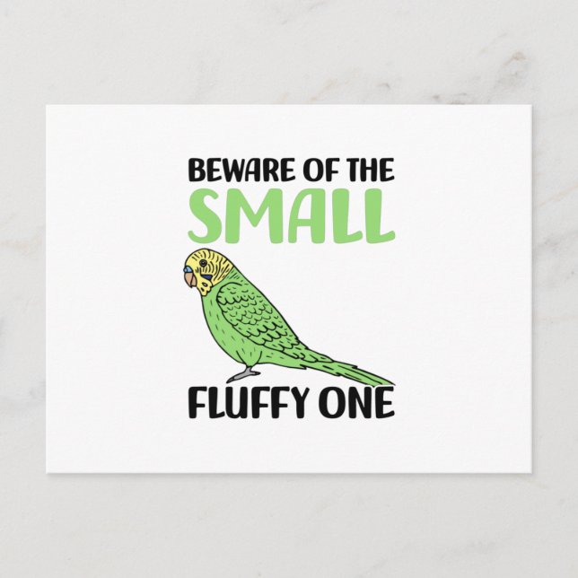 budgie vykort (Framsida)