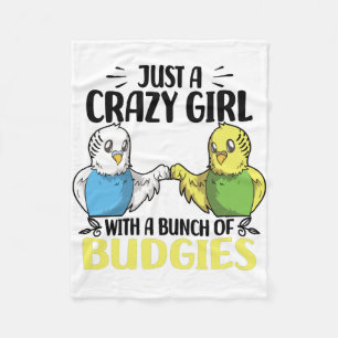 Budgies Älskare Fågelstift Fleecefilt