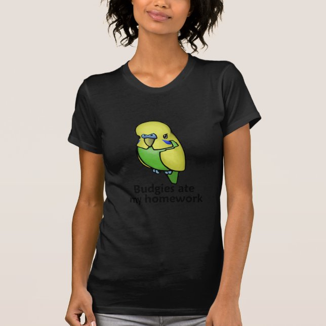 Budgies åt min läxa t-shirt (Framsida)