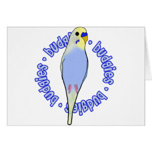 Budgies Budgies Budgies Hälsningskort