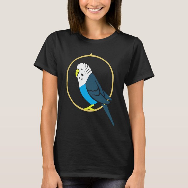 Budgies Budgies Parakeets and Parrots T Shirt (Framsida)