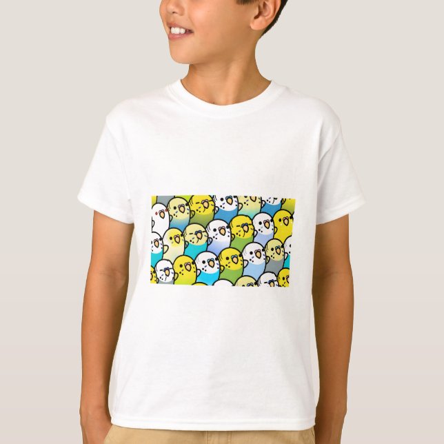 Budgies-Bunches T Shirt (Framsida)