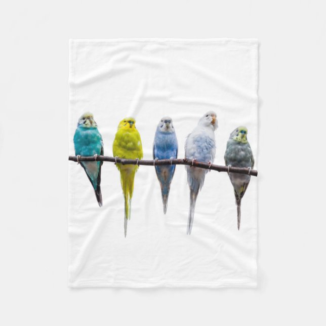 Budgies Fleecefilt (Framsidan)